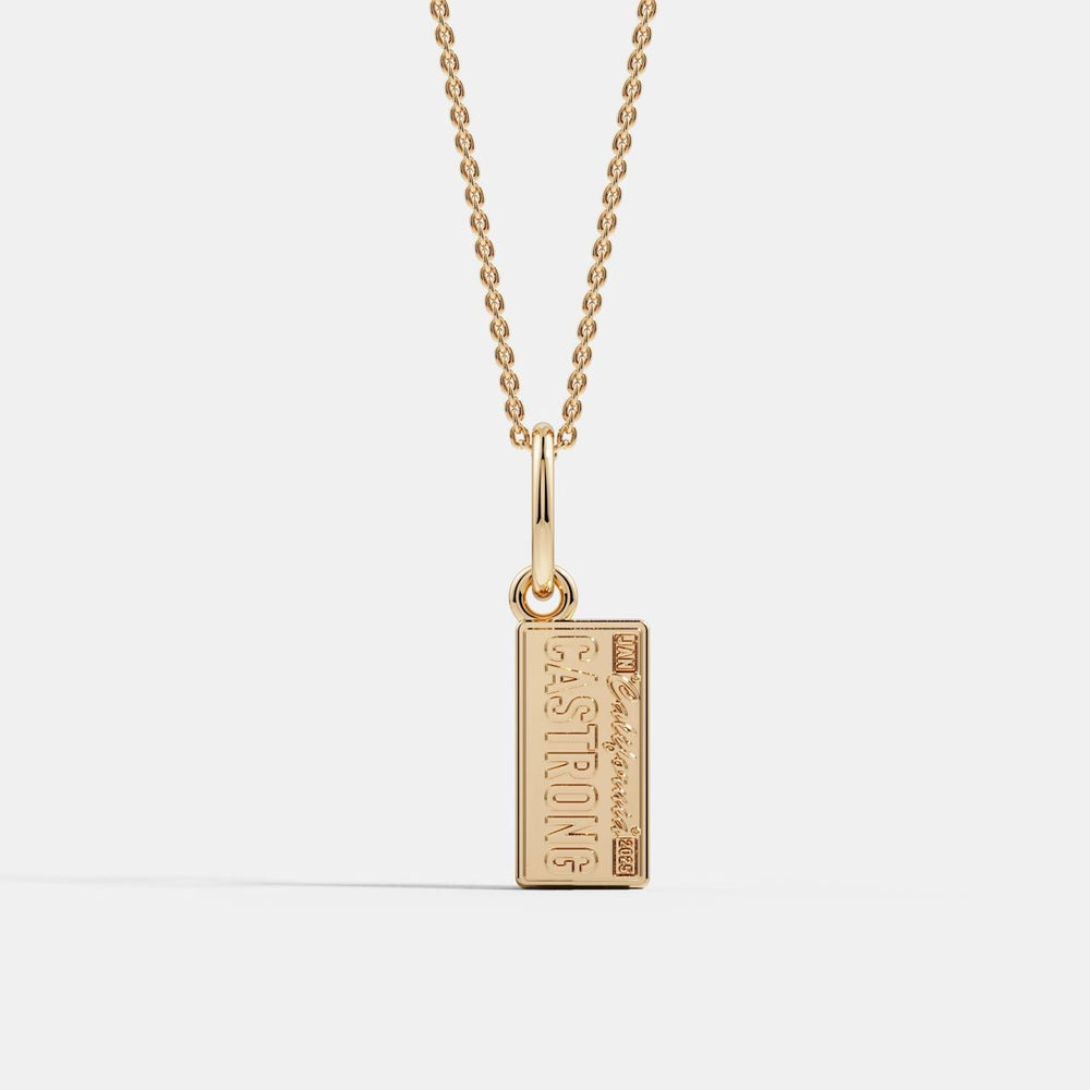 California License Plate Pendant | CASTRONG