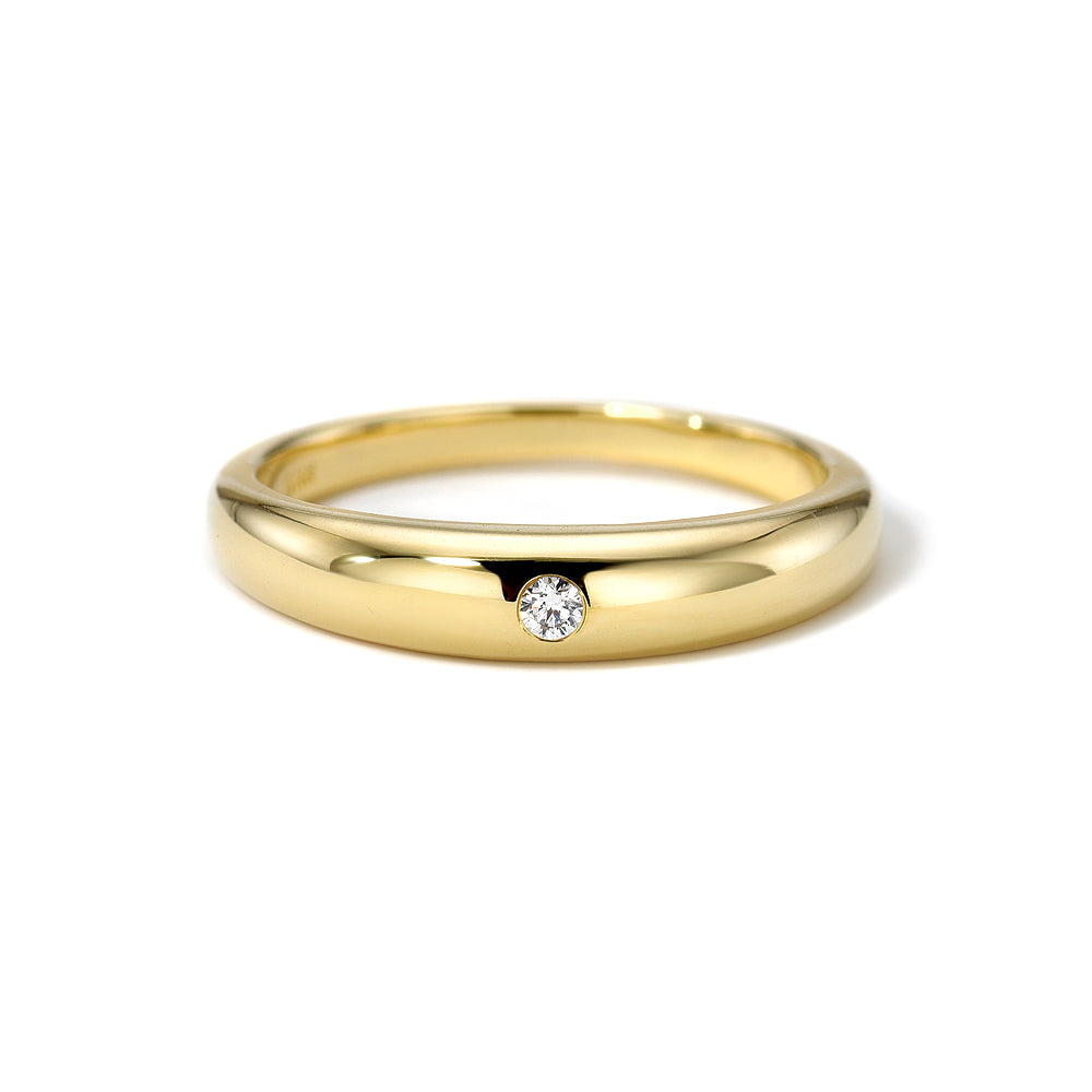 Palermo Chunky Gold and Diamond Ring